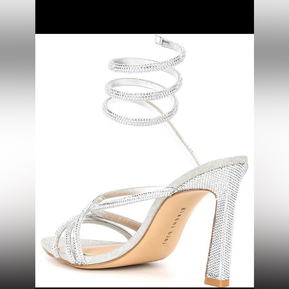 Silver Gianni Bini Heels - Picture 2 of 5